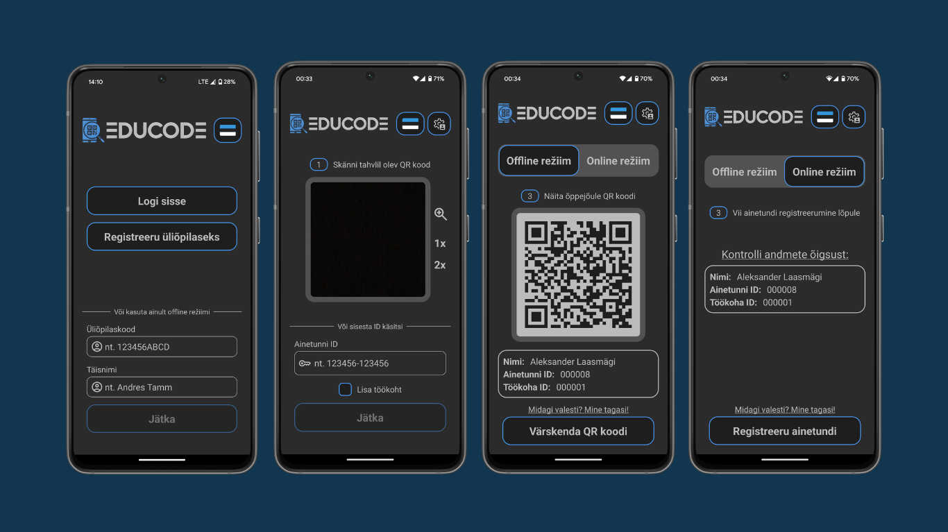 EduCode v1 screenshot